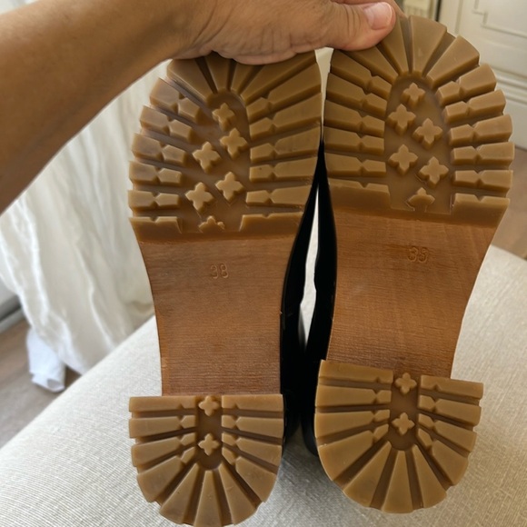 Swedish Hasbeens NWT Pull On Knee Olive Clog Boot Best seller 🌈 - Picture 4 of 12